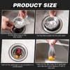 Tyqour 100 Pcs Disposable Mesh Sink Strainer Bags, Kitchen Sink