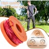 4Pcs Replacement Strimmer Line Compatible with Worx, WA0010 Strimmer Wire