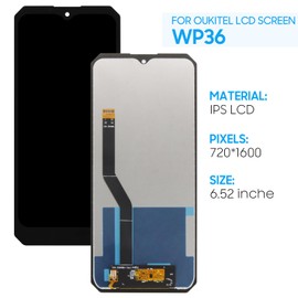 Reemplazo de visualización para Oukitel WP36 de 6.5 pulgadas, visualización LCD, digitalizador táctil, montaje completo
