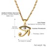 PROSTEEL Gold Plated Egyptian The Eye of Horus Pendant Necklace