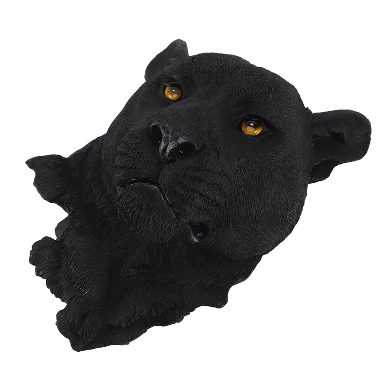 3D Simulation Animal Head Statues Wall Decor Resin Unique Exquisite