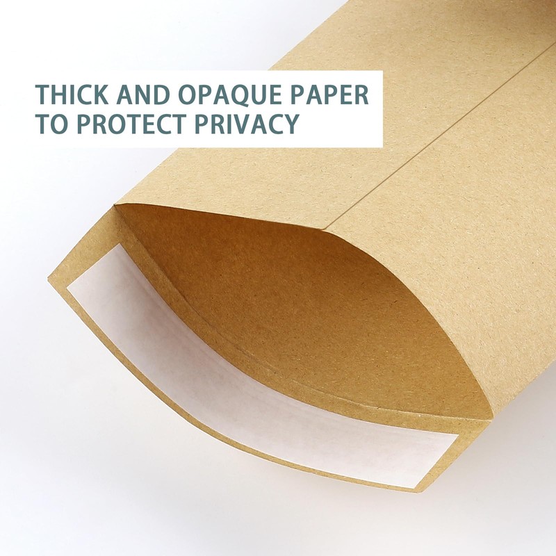 25 Packs 110 x 220 mm Self Seal Pocket Envelopes,