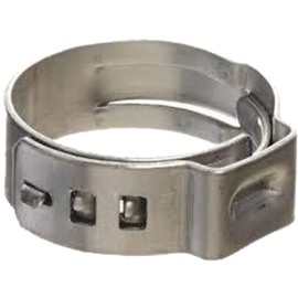 Stainless Steel Stepless Clamp 1/2" I.D. for Draft Beer Lines - 20 Pack