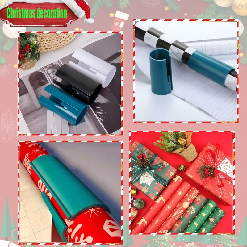 sunnilly Pack of 3 Wrapping Paper Cutter Tool, Wrapping Paper