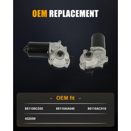 ROADFAR Front Windshield Wiper Motor Replacement for 2008-2022 For Toyota For Sequoia,2007-2021 For Toyota For Tundra 85110-0C030 85110-AA040 85110-AC010 43-2059 5 Pins