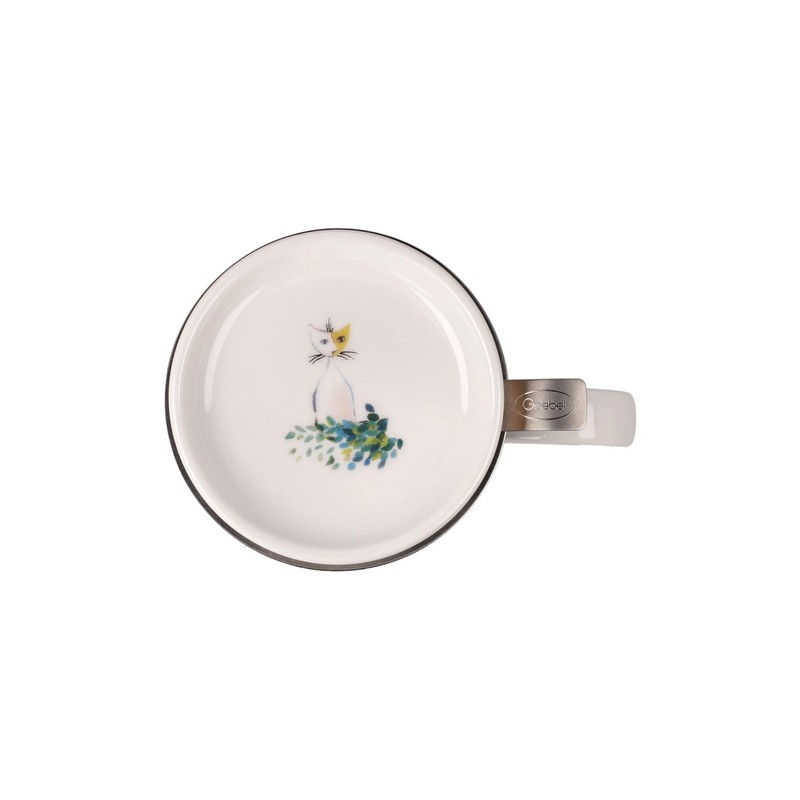 Teacup with Lid and Strainer Tempi Felici - Rosina Wachtmeister