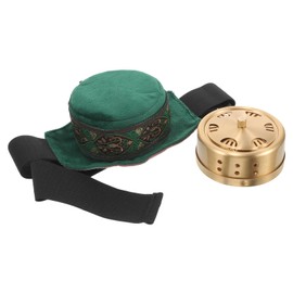 1 Set Moxibustion Box Copper Portable Moxibustion Bag for Back Pain Moxibustion Holder Adjustable Moxibustion Case Tank for Moxa Smokeless Purifier Bag for Moxibustion