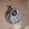 mushie Muslin Baby Bib | Soft Cotton for Infant Drips,