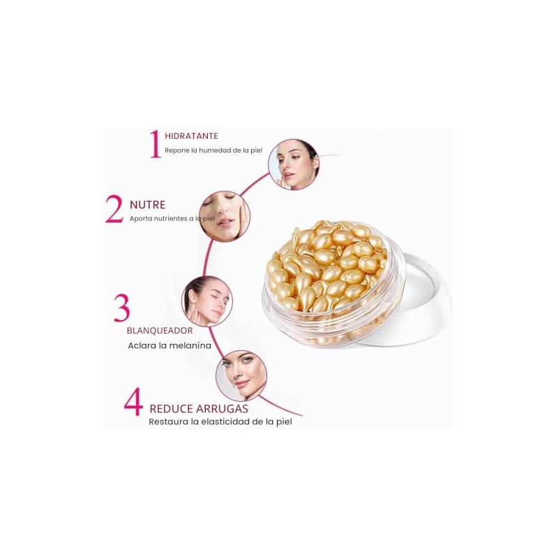 Sérum Facial Vitamina E esencia antiarrugas de ácido hialurónico 30PCS