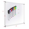 Magnetic Whiteboard, 9 x 12 Inches Double Sided Small Dry