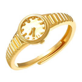 Gatuida Adjustable Metal Finger Ring for Women Unique Fashion Jewelry present for Versatile Daily Wear Smooth Edges for Comfort