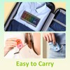 Fullicon Large Capacity Pill Organizer, Secure Pill Case with Durable
