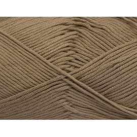 Beige Cotton Bamboo Yarn - 50 Gram, 153 Yards, 2 Weight (Sport, Fine)
