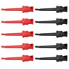 10Pcs Test Hook Clips, P5002 Mini Grabber Clips with Safety