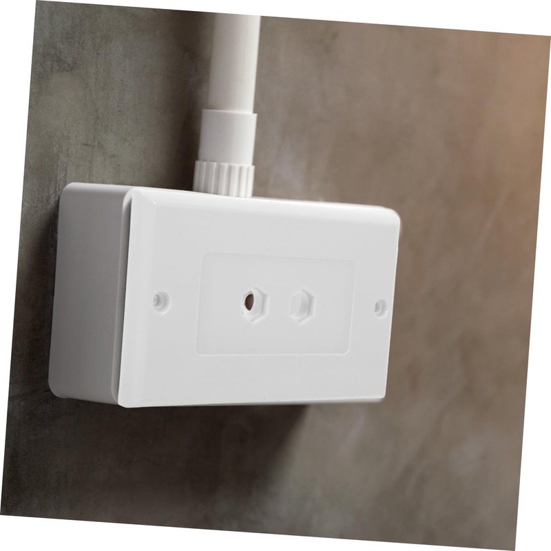 jojofuny Media Wall Connector Speaker Wire Wall Plate with Screws
