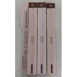 3 COVERGIRL Clean Fresh Brow Liner 1MM Nano Eyebrow Pencil #300 Auburn Color