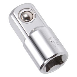 TA-VIGOR 1/4 Inch Drive (F) x 3/8 Inch (M) Socket Adapter, Chrome Vanadium Steel Reducer with Ball Detent, 1/4 to 3/8 Adapter for Ratchets and Hand Tools