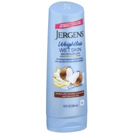 Jergens Weightless Wet Skin Moisturizer with Hydrating Coconut Oil 10 OZ