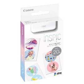 Canon ZINK Photo Paper Round Stickers for Canon Smartphone Printers, Pack of 20