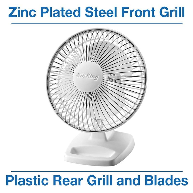 Air King 9146 6-Inch 2-Speed Circulating Fan