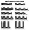 CASOMAN 84 Pieces 3/8" Dr. Master Hex & Torx Bit