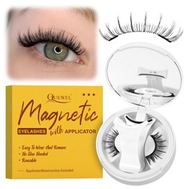 Ciglia magnetiche riutilizzabili con applicatore, ciglia magnetiche morbide e comode, facili da indossare, migliore vestibilità della forma degli occhi (NZ-C)