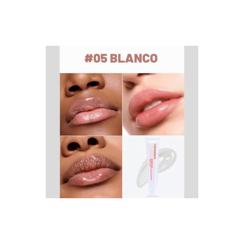 Brillo labial hidratante de larga duración, gelatina, lápiz labial no