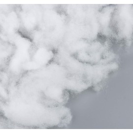 Homewit Filling Material 100% Polyester Filling Cotton High Fluffy 100 g Bag Natural Cotton Wool for Crafts Washable 95°C Craft Wadding Filling Material Highly Fluffy Cushion Filling Stuffing Material