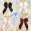 ロリータ リボン ヘアクリップ 蝶結び レース髪飾りクロス チャーム付き ゴスロリ ヘアピン コスプレヘッドドレス 地雷系