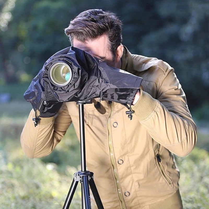 Mikankawa SLR Camera Rain Cover, Full Protection, Low Obstacles, Outdoor