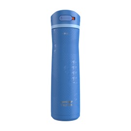 Contigo x Ally Love Ashland Chill 2.0, Stainless Steel, Spill Proof Water Bottle with AutoPop Easy Lean Lid, BPA Free, 24oz, Stellar Jay