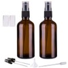 Hydior Amber Glass Spray Bottles for Essential Oils, 4oz Empty