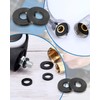 IPNSDON 20pcs M10 Gaskets, Inner Diameter 10mm, Outer Diameter 20mm,