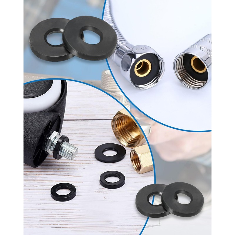 IPNSDON 20pcs M10 Gaskets, Inner Diameter 10mm, Outer Diameter 20mm,