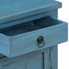 vidaXL Bedside Table - Nightstand with Storage - Solid Mango