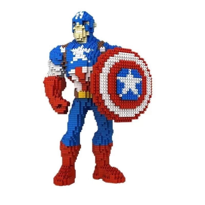 SL 2323 pcs Captain America Mini Building Blocks Set Intellectual