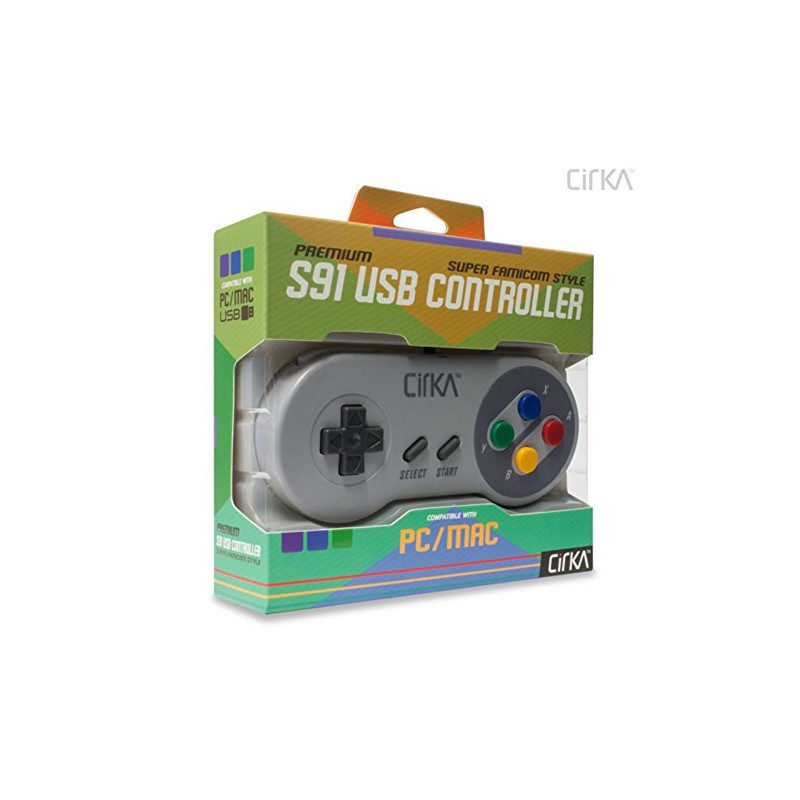 CirKa "S91" Premium 90s-Style USB Controller for PC/Mac (Import Edition)