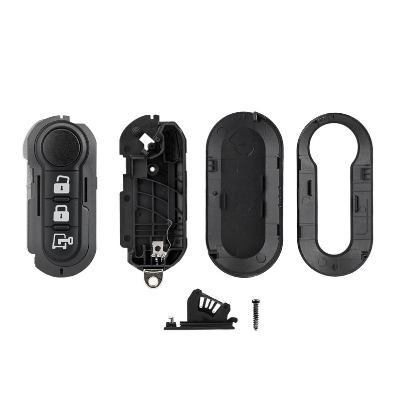 3-button car key shell for Fiat 500L MPV Ducato Citroen