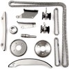 GDSMOTU Engine Timing Chain Parts Kit W/Tensioner Guide Rails Crank