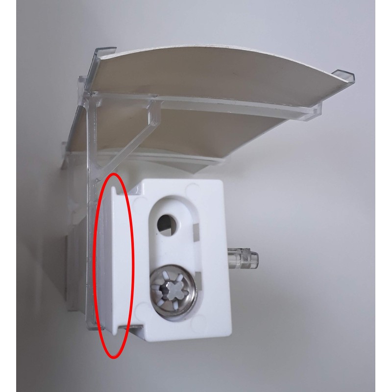 Asia Buy Vertical Blind Clear Valance Clip Bracket (5)