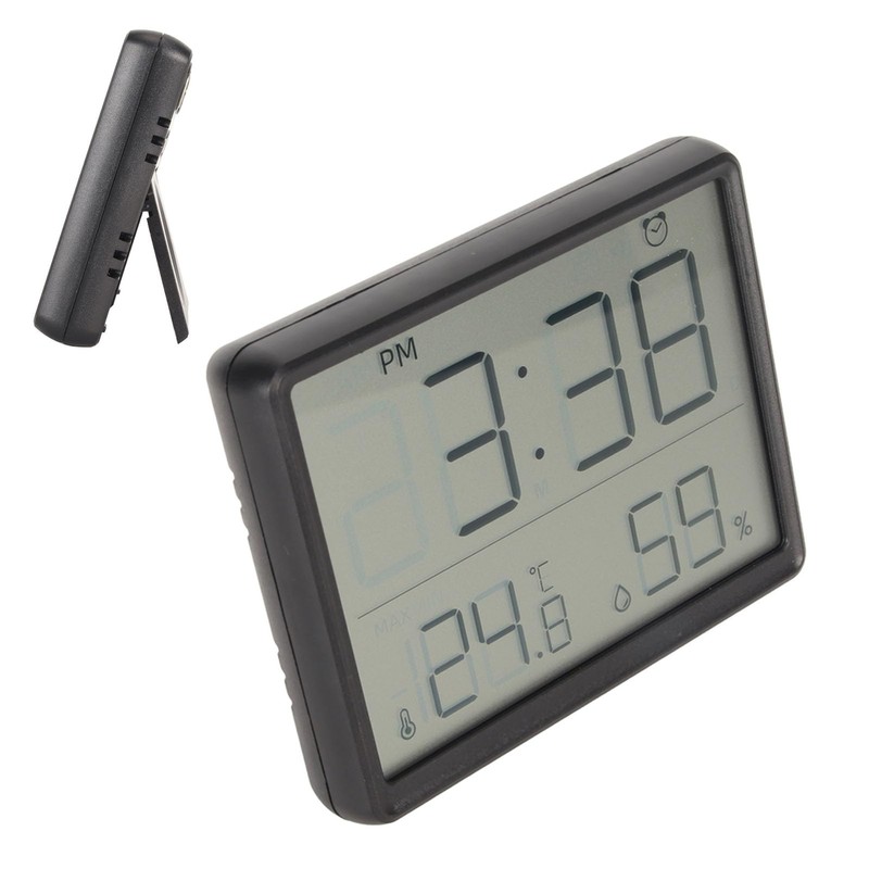 Large Font Display Digital Alarm Clock, Back Magnetic Suction Design,
