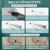 Giookuj Hook Drilling SUS304 Stainless Steel Wall Hooks Clothes Hooks
