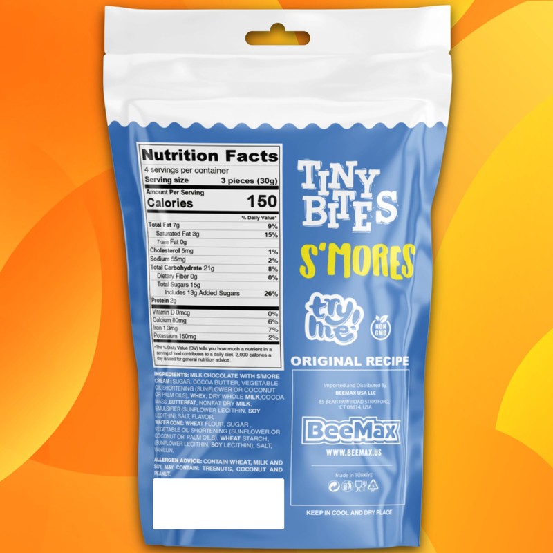 Tiny Bites - Crispy Mini Waffle Cones Treats - Premium
