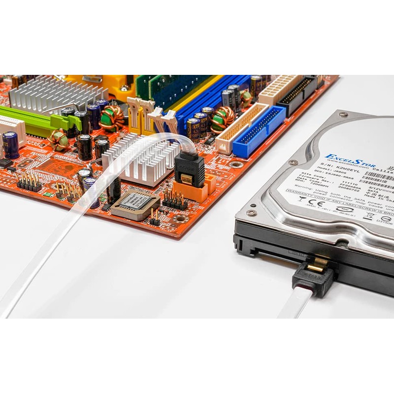 BIGtec 0.7 m SATA Cable S-ATA III Data Cable Connection
