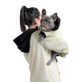 Spark Paws Human Hoodie - Premium Quality, Buttery Soft, Superior Comfort and Fit, Calming Fleece Interior, Suitable for All Styles - Olive Cream - M