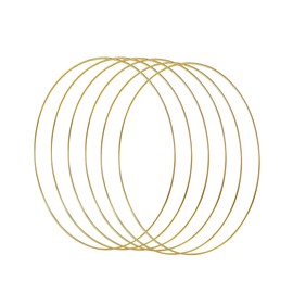 Metal Rings Hoops Macrame Rings for Dream Catcher and Crafts (10 inch)