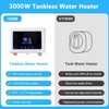 Aottop Electric Tankless Water Heater 110V 3000W - Instant Hot