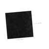 Operitacx 20pcs Black Felt Sheets for Crafts Durable Nonwoven Fabric