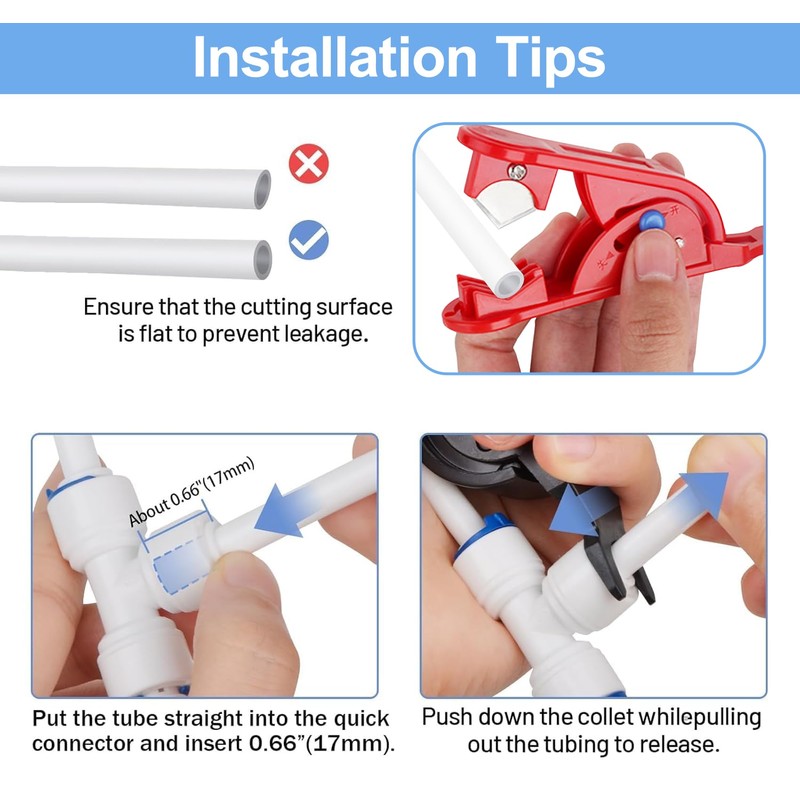 Lemon Filter 15 m Water Inlet Pipe Universal Connection Set