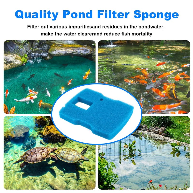 Kscjdg Pond Filter Pad Fountain Sponge Filter Replacement Pond CUF-6000